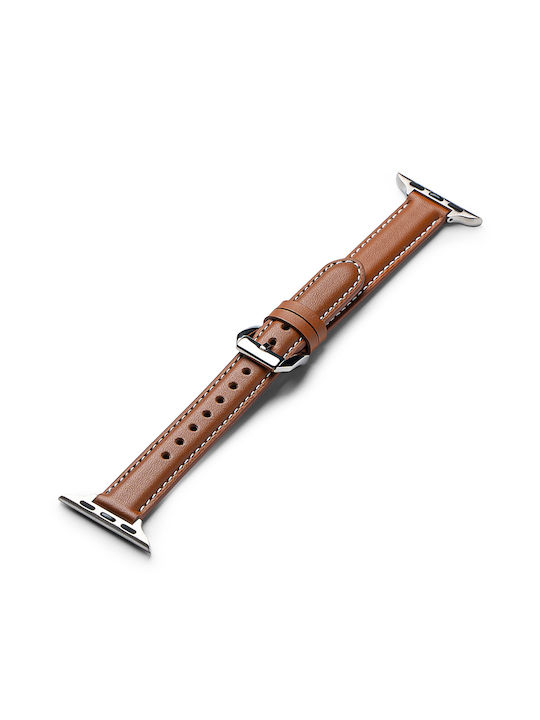 Ringke Leather One Padded Slim Strap Leather Brown (Apple Watch 38/40/41/42mm)