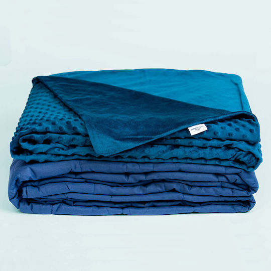 Nordic Paradise Κουβέρτα Βαρύτητας Μονή 150x200εκ. Blue Color