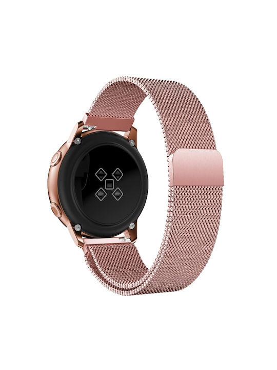 Milanese Curea Oțel inoxidabil Roz (Samsung Galaxy Watch Active)
