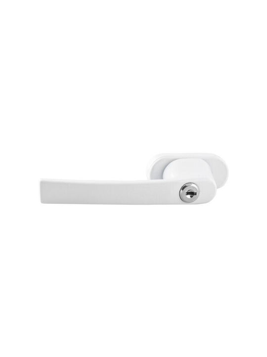 Malatec Window Handles White 13mm (Hole Centers 20mm)