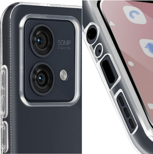 Bigben Schutzkit Motorola Moto G84 Panzerglas Displayschutzfolie Hülle Transparent