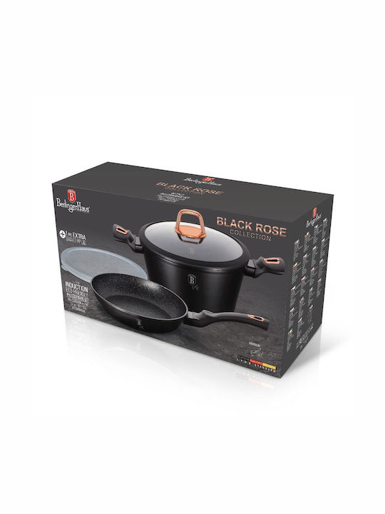 Berlinger Haus Black Rose Collection Kochgeschirr-Set 4Stück