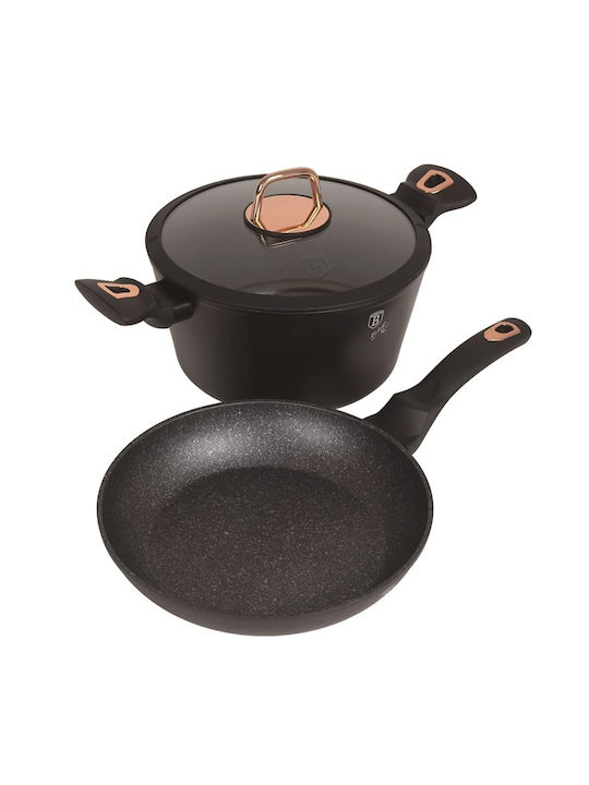 Berlinger Haus Black Rose Collection Kochgeschirr-Set 4Stück