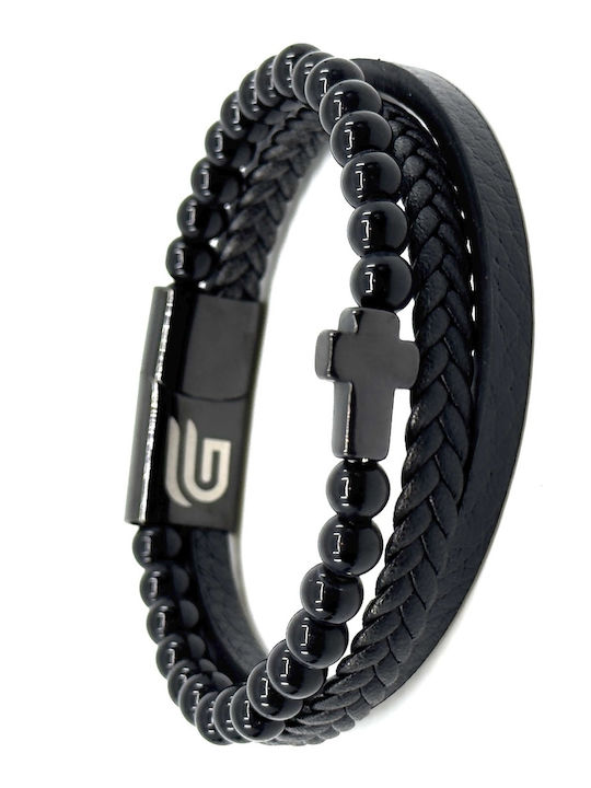 Legend Accessories Мъжка Гривна от Кожа 21см