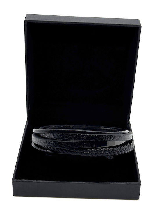 Legend Accessories Ανδρικό Βραχιόλι από Δέρμα 21cm