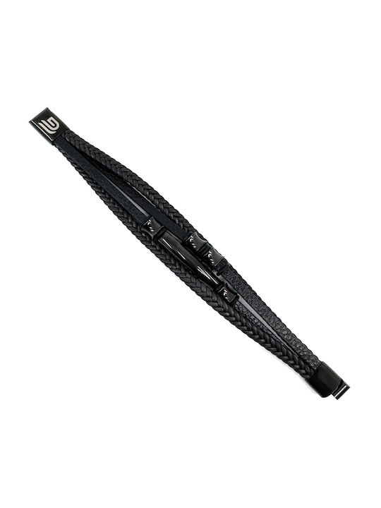 Legend Accessories Ανδρικό Βραχιόλι από Δέρμα 21cm