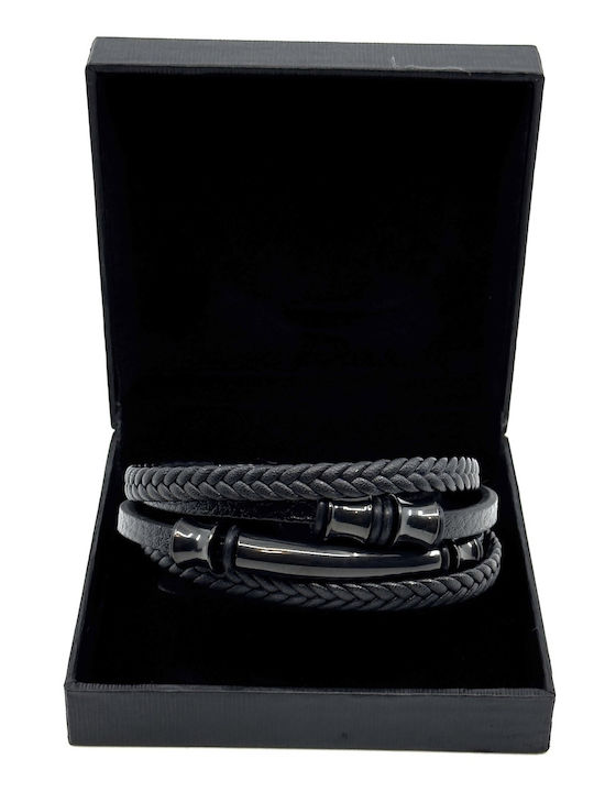 Legend Accessories Ανδρικό Βραχιόλι από Δέρμα 21cm