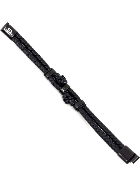 Legend Accessories Herren Armband aus Leder