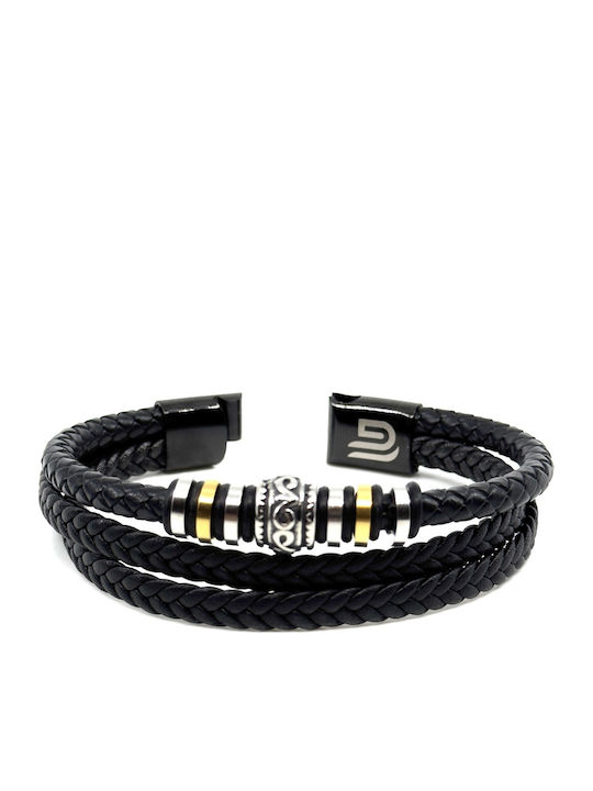 Legend Accessories Ανδρικό Βραχιόλι από Δέρμα