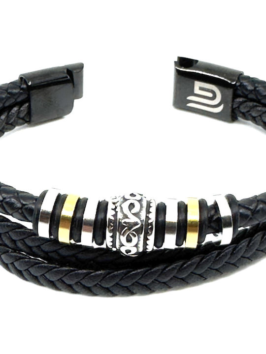Legend Accessories Ανδρικό Βραχιόλι από Δέρμα