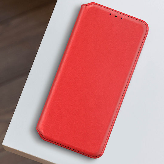 Flip-Hülle Nokia G20 Magnetische Kartenhalterung Video-Unterstützung Rot