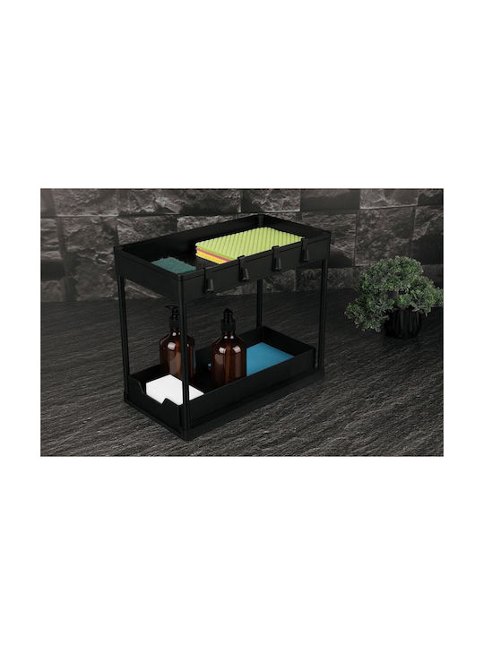 Berlinger Haus Metallisches Regal / Küchenorganisationsständer 40x22x33,5 cm Schwarze