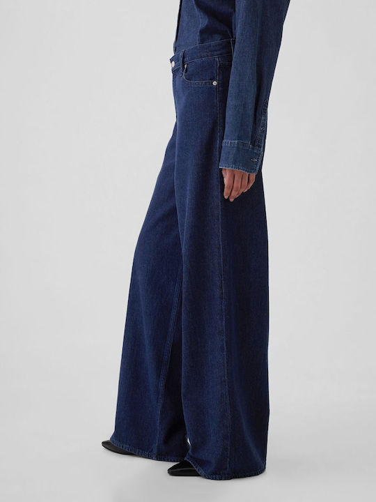 Γυναικείο Jean Παντελόνι σε Baggy Γραμμή Rinsed Indigo