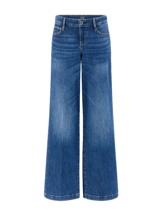 Low Rise Women's Jean Pants in Palazzo Fit