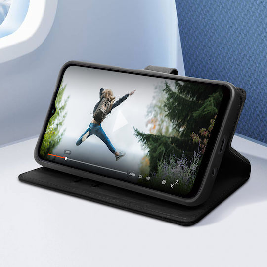 Avizar Case Oppo A9 2020 & A5 2020 Card-holder Cover Video Stand Feature Black