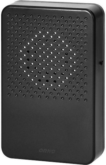 Lark Maxi 230v Black Dp-mr-161/b Wired Electronic Single Tone Doorbell