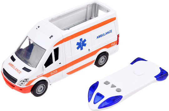 Αυτοκινητάκι Ασθενοφόρο Pull Back για 1.5+ Ετών