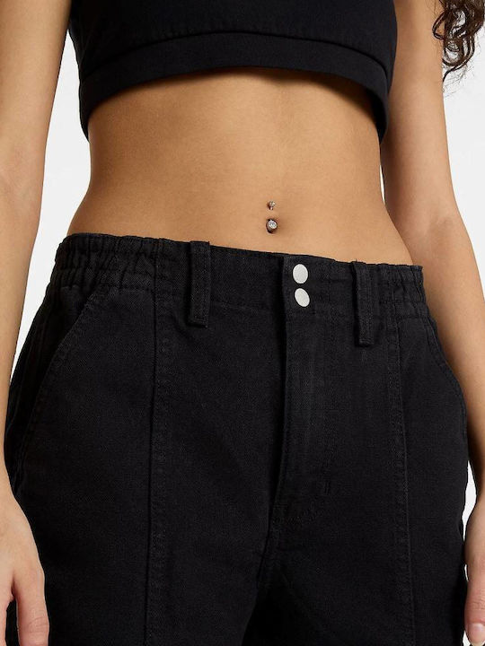 Women's Fabric Trousers Black