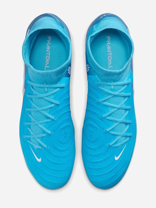 Nike Phantom Luna 2 Pro Football Shoes with Cleats Blue