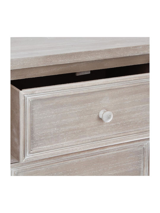 Charme Wooden Chest of Drawers Natural 45x35x113cm