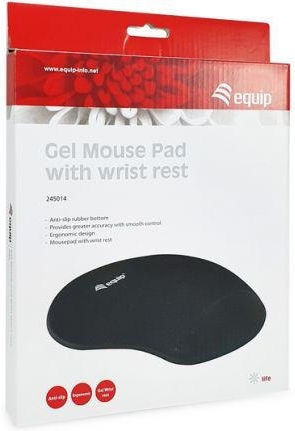 Equip Gel Mouse Pad with Wrist Support Black 245014