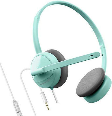 Alcatroz XP1 On Ear Multimedia Headphone with Microphone 3.5mm Jack Green