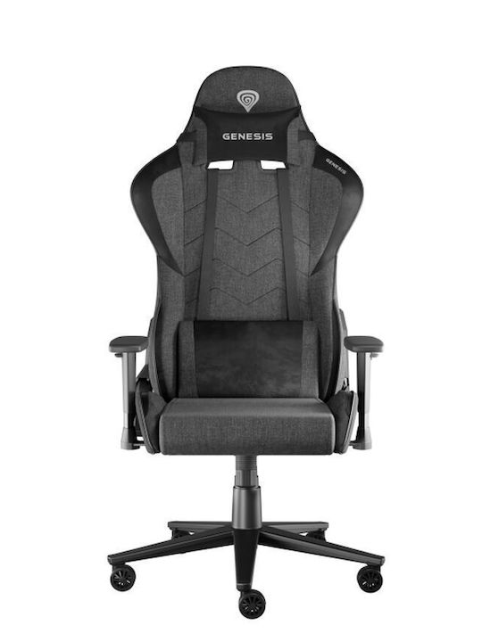 Genesis Nitro 550 G2 Artificial Leather Gaming Chair with Adjustable Arms Black