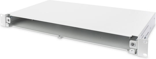 Digitus Οπτικό Patch Panel για Rack 1U 24 Θυρών Μαύρο