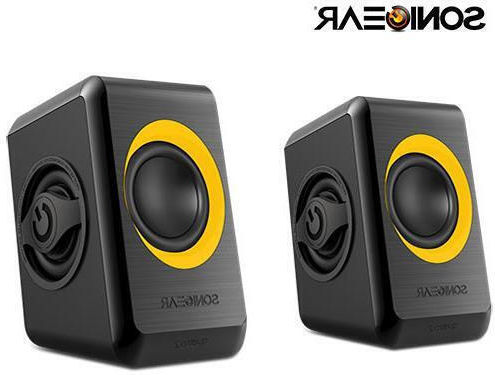 Sonic Gear Quatro 2 Ηχεία Υπολογιστή 2.0 με Ισχύ 6W σε Πορτοκαλί Χρώμα