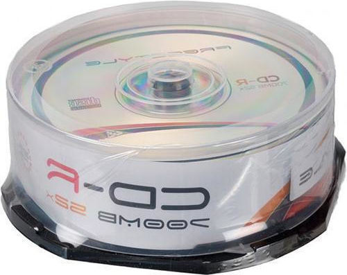 Omega Freestyle Recordable CD-R 52x 700MB Cake Box 25pcs