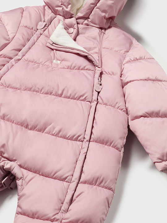 Mayoral Baby Bodysuit for Going Out Long-Sleeved Pink
