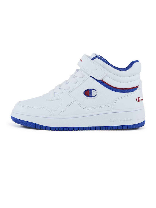 Champion Rebound Mid Cut Kids Sneakers High White