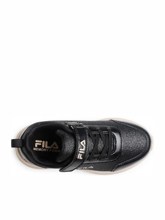 Παιδικά Sneakers με Σκρατς Μαύρα