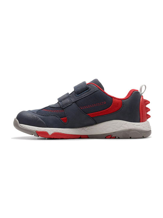 Kids Sneakers with Hoop & Loop Closure Blue