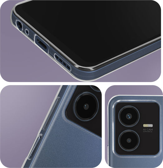 Case Vivo Y22s Y35 Flexible Ultra-thin Anti-yellowing Transparent