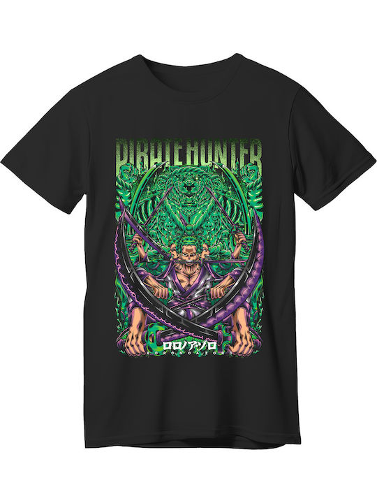 T-shirt Pirate Hunter One Piece Pop Culture Black