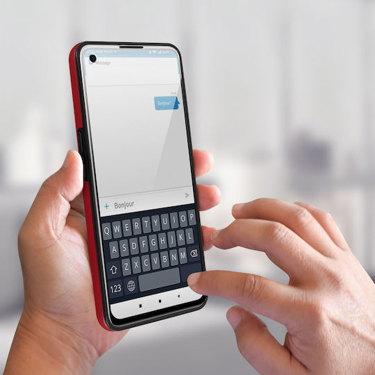 360° Case Oppo Reno 5 5g Find X3 Lite Flexible Front & Rigid Back – Red