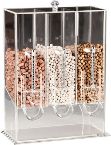 Distribuitor Acrilic 3 Compartimente 32x17x43 Cm