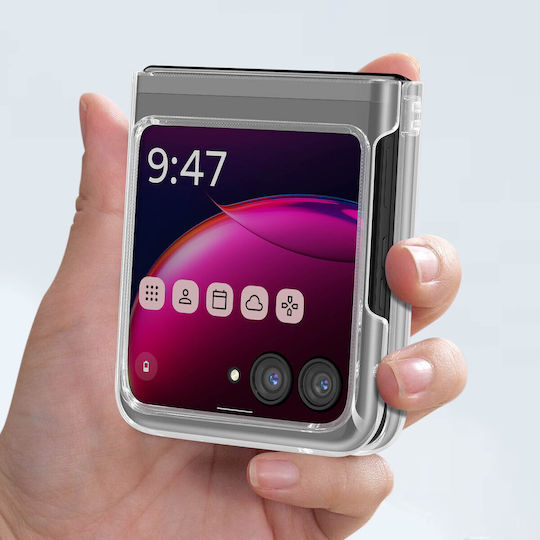 Case Motorola Razr 40 Ultra Flexible Silicone Classic Transparent