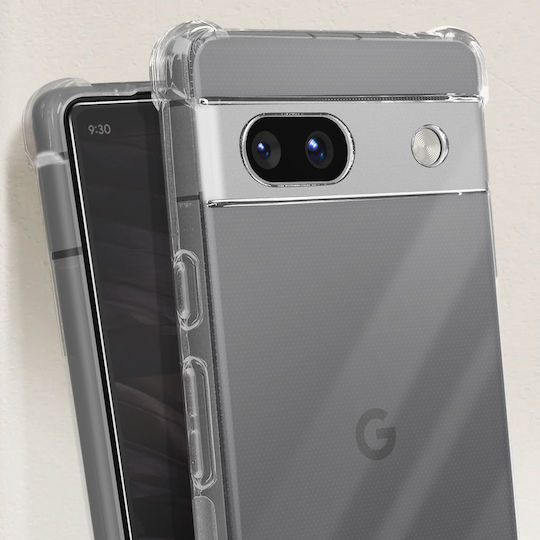 Avizar Schutzkit Pixel 7a Stoßfeste Hülle Displayschutzfolie Transparent