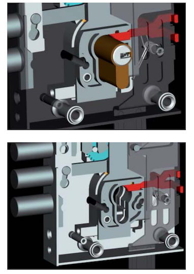 63mm Upper Tongue Security Lock for Armored Door Cisa Revolution Pro