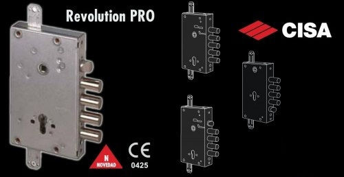 63mm Upper Tongue Security Lock for Armored Door Cisa Revolution Pro