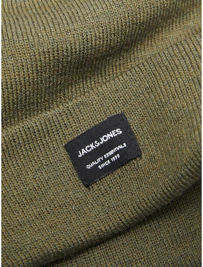 Beanie Unisex Beanie Knitted in Green color