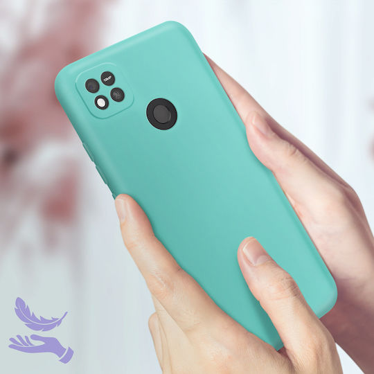 Xiaomi Redmi 10A Case Silicone Semi-rigid Soft-touch Thin Turquoise