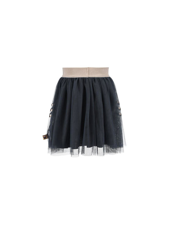 Superheroes Kids Tulle Skirt Gray