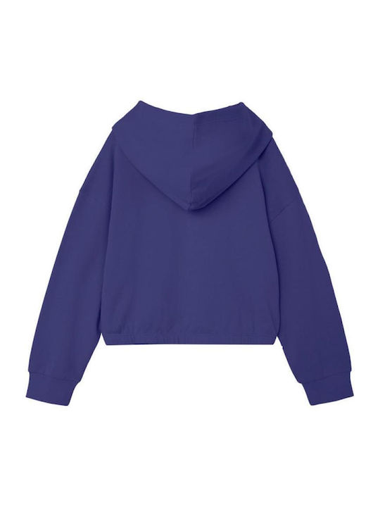 Name It Kids Sweatshirt with Hood Nouvean Navy Blouse