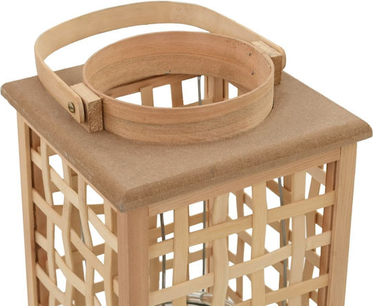 vidaXL Floortop Bamboo Lantern Beige 19.5x19.5x84cm