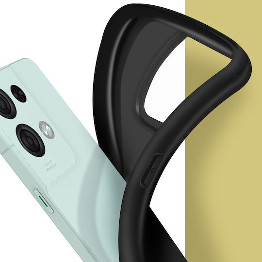 Калъф за Oppo Reno 8 Pro 5G, устойчив, силиконов, гъвкав, черен