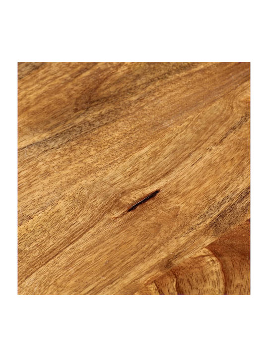 vidaXL Round Table Surface made of Solid Wood Mango 40x40x2.5cm 370070 1pcs