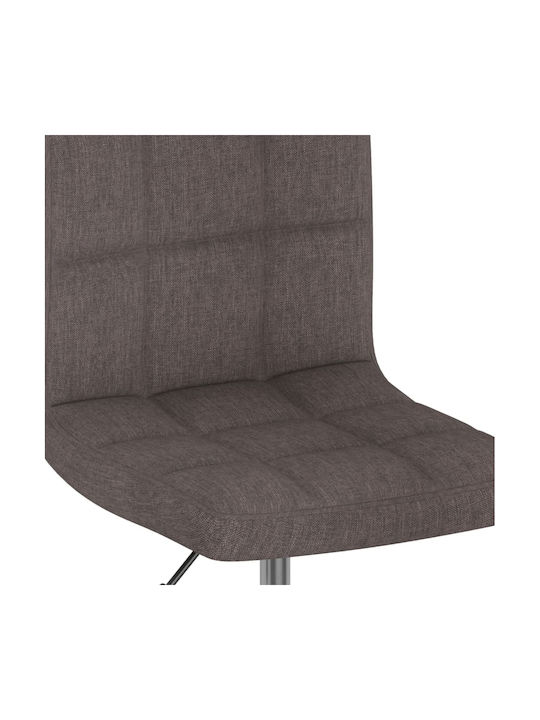 Табуретка Бар с облегалка и регулируема височина Beige-grey 40x43x71-85.5см